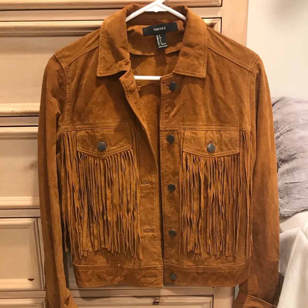 Faux Suede Jacket